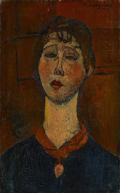 Madame Dorival portréja, 1916 körül alkotó: Amedeo Modigliani