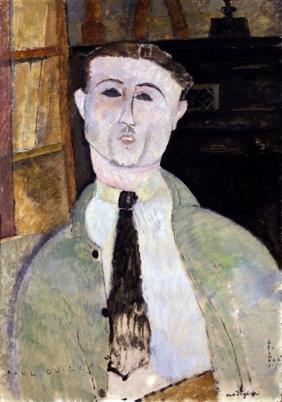 Paul Guillaume portréja (műkereskedő) alkotó: Amedeo Modigliani