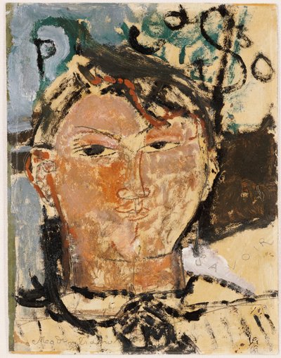 Picasso portréja, 1915 alkotó: Amedeo Modigliani