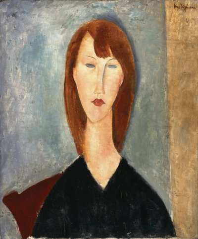Egy ismeretlen modell portréja (olaj, vászon) alkotó: Amedeo Modigliani