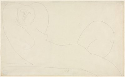 Fekvő női akt alkotó: Amedeo Modigliani