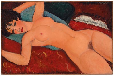 Fekvő akt, 1917-18 alkotó: Amedeo Modigliani