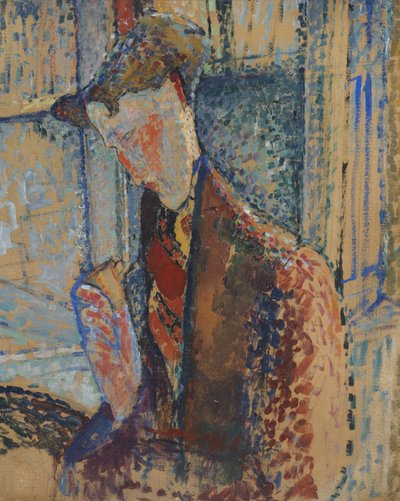 Ábrándozás (tanulmány Frank Burty Haviland portréjához) alkotó: Amedeo Modigliani