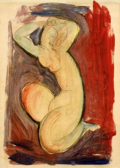 Rote Karyatide alkotó: Amedeo Modigliani