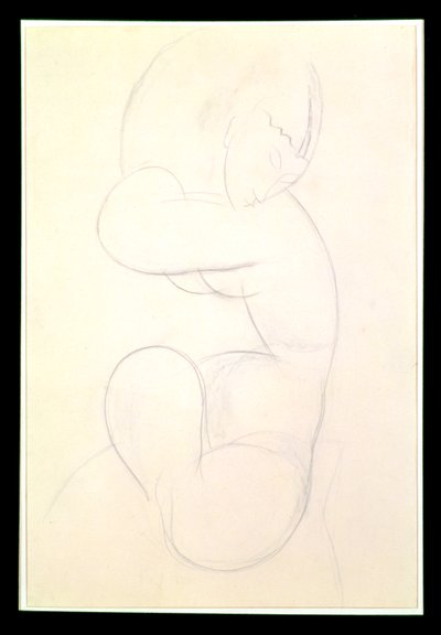 Ülő női akt alkotó: Amedeo Modigliani