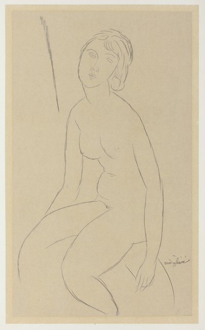 Ülő akt alkotó: Amedeo Modigliani