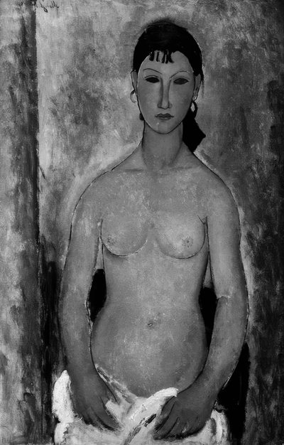 Álló akt - Elvira alkotó: Amedeo Modigliani