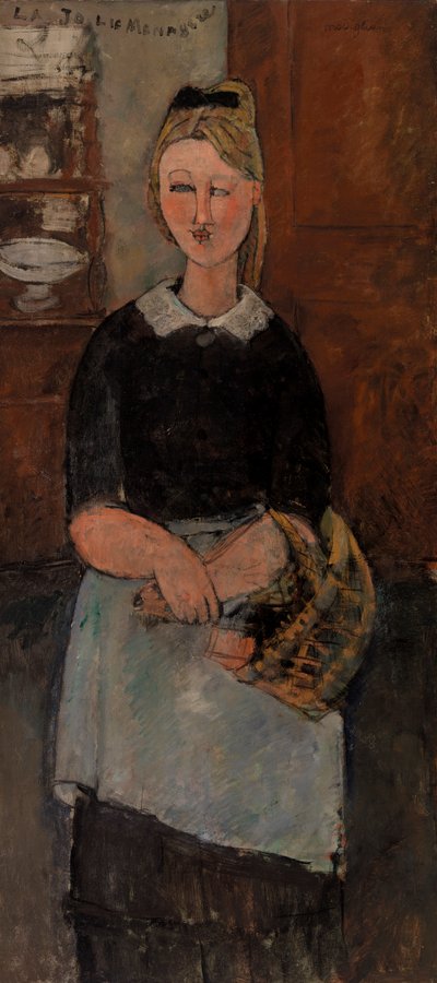 A szép háziasszony (La Jolie ménagère) alkotó: Amedeo Modigliani