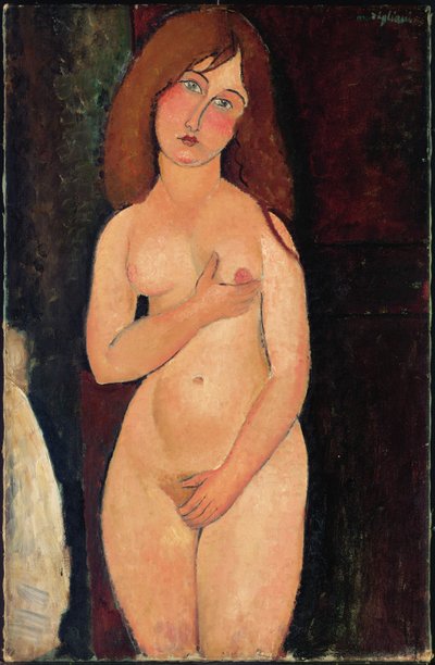 Vénusz vagy álló akt vagy akt Medici; Vénusz alkotó: Amedeo Modigliani