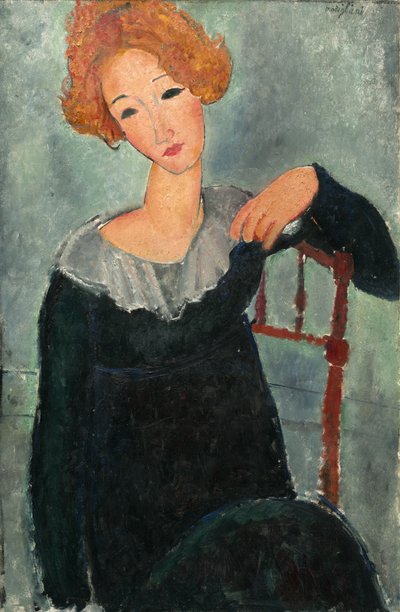 Vörös hajú nő alkotó: Amedeo Modigliani