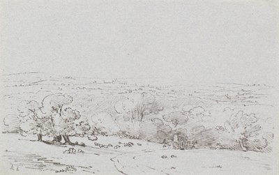 Carriage Approach to Bromley Hill, 1803 körül (rézkarc) alkotó: Amelia Long