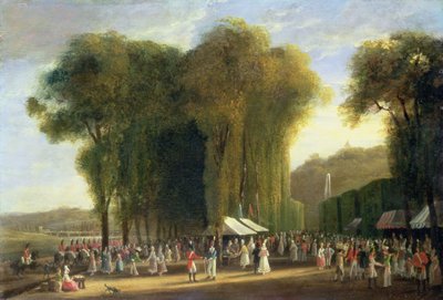 Jour de Fete, St.Cloud: brit csapatok szolgálatban, 1815. szeptember (panel) alkotó: Amelia Long