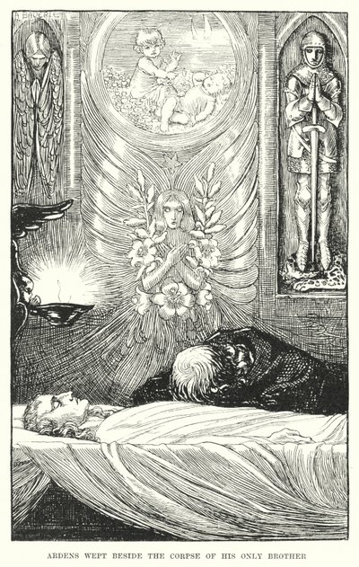 Ardens sírt egyetlen testvére holtteste mellett (metszet) alkotó: Amelia M. (attr.to) Bowerley or Bauerle
