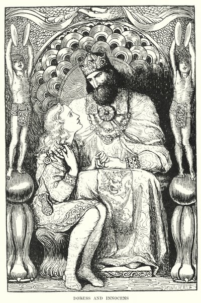 Doress és Innocens (metszet) alkotó: Amelia M. (attr.to) Bowerley or Bauerle