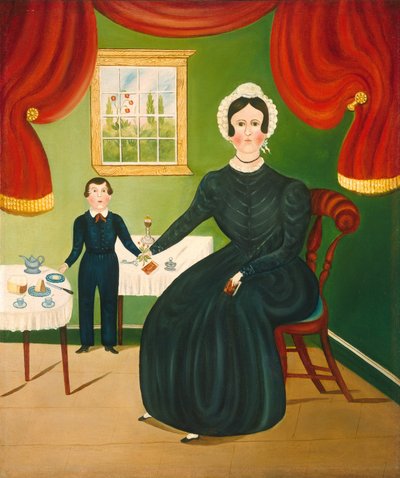 Belső jelenet alkotó: American 19th Century