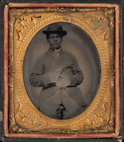 Egy USCT magánszemély portréja alkotó: American 19th Century