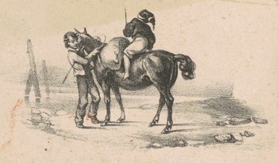 Fiatalok és egy ló alkotó: American 19th Century