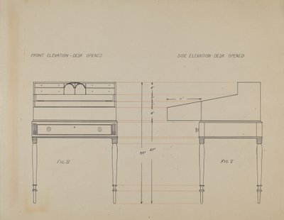 Asztal alkotó: American 20th Century