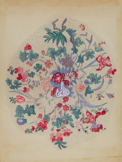 Részlet az Appliqued Quilt-ből alkotó: American 20th Century