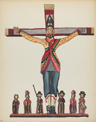 29. tábla: Saint Acacius: A „Spanish Colonial Designs of New Mexico” portfólióból alkotó: American 20th Century