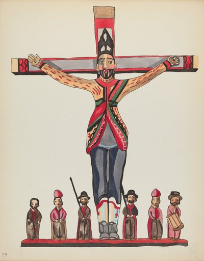29. tábla: Saint Acacius: A „Spanish Colonial Designs of New Mexico” portfólióból alkotó: American 20th Century