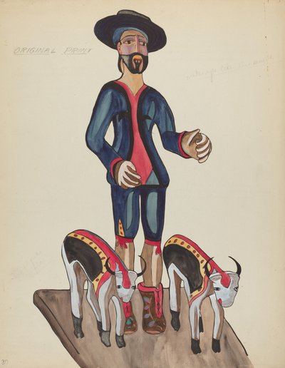 30. tábla: Saint Isidore: A „Spanish Colonial Designs of New Mexico” portfólióból alkotó: American 20th Century