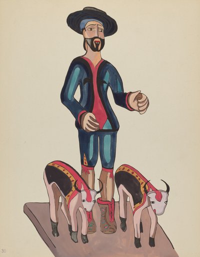 30. tábla: Saint Isidore: A „Spanish Colonial Designs of New Mexico” portfólióból alkotó: American 20th Century