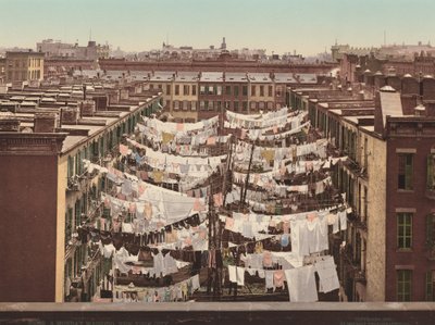 Egy hétfői mosás, New York City alkotó: American 20th Century, Detroit Photographic Company