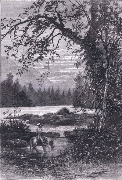 Észak-Karolina kilátása, illusztráció a Cassells History of the Egyesült Államokból, kiadó: Cassell, Petter & Galpin, 1900 körül (litho) alkotó: American English school