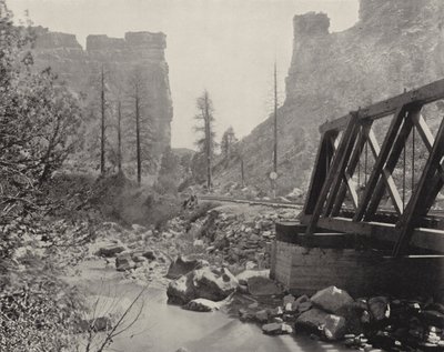 Castle Gate, Utah (f/w fotó) alkotó: American Photographer (after)