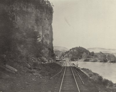 Castle Rock, New River (fekete-fehér fotó) alkotó: American Photographer (after)
