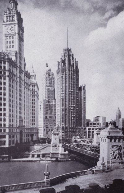 Chicago: Boulevard Link Bridge, Northing North (f/w fotó) alkotó: American Photographer (after)