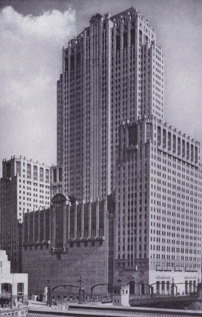 Chicago: The Civic Opera House (f/w fotó) alkotó: American Photographer (after)
