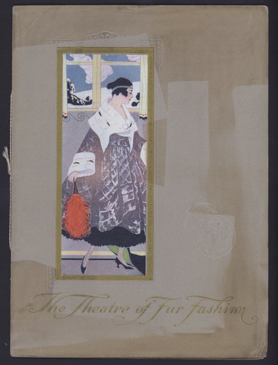 A Theatre of Fur Fashion borítója, 1914 körül. (f/w fotó) alkotó: American Photographer (after)