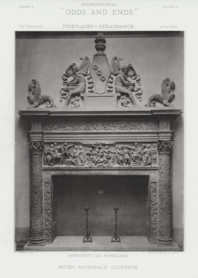 Kandalló: Museo Nazionale, Firenze (f/w fotó) alkotó: American Photographer (after)