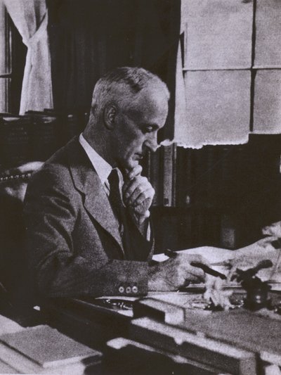 Harvey Cushing, idegsebész, portré (f/w fotó) alkotó: American Photographer (after)