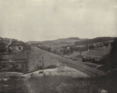 Natural Gas Wells, Grapeville, Pennsylvania (f/w fotó) alkotó: American Photographer (after)