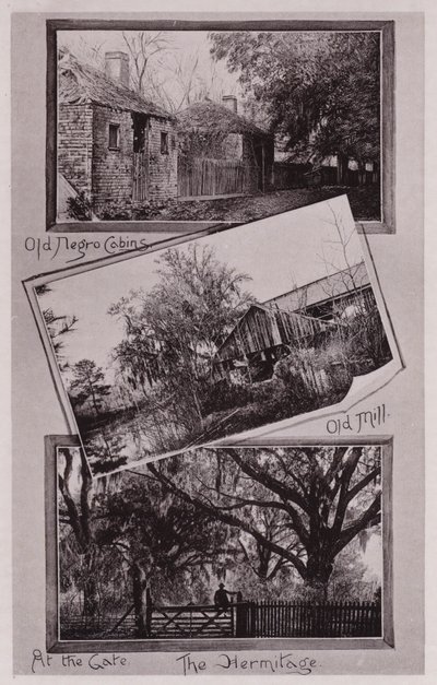 Régi rabszolgakabinok; Old Mill; A kapunál; Az Ermitázs (f/w fotó) alkotó: American Photographer (after)