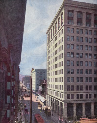 Oregon: Washington Street, Portland (fotó) alkotó: American Photographer (after)