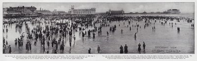 Panorámás kilátás, Atlantic City, USA (f/w fotó) alkotó: American Photographer (after)