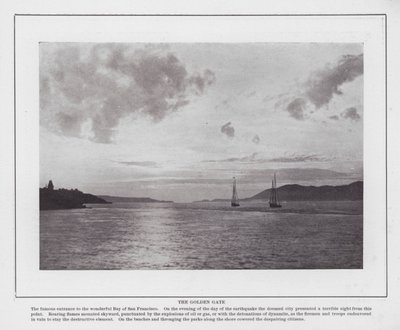 San Francisco: Golden Gate (fekete-fehér fotó) alkotó: American Photographer (after)