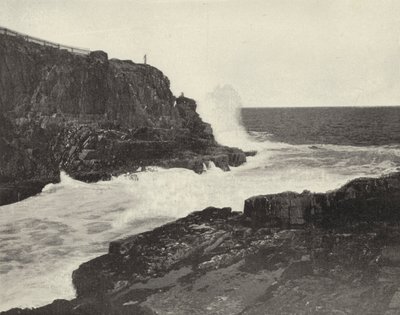 Tengeri fal, Bald Head Cliff, Maine (fekete-fehér fotó) alkotó: American Photographer (after)