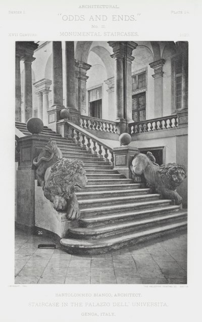 Lépcsőház a Palazzo Dell 