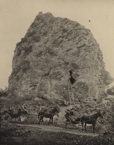 Sugarloaf Rock, Mackinac Island, Michigan (f/w fotó) alkotó: American Photographer (after)