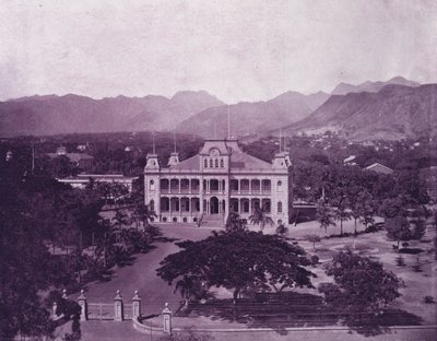 Királyi Palota, Hawaii (f/w fotó) alkotó: American Photographer (after)