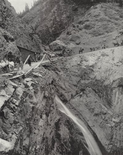 Tollgate Ouray és Silverton Toll Road (f/w fotó) alkotó: American Photographer (after)
