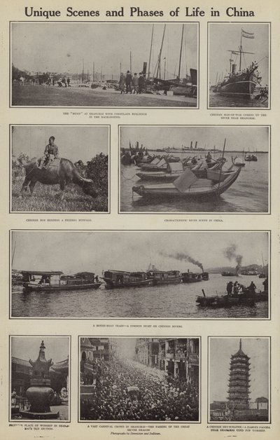 Egyedi jelenetek és életszakaszok Kínában (fekete-fehér fotó) alkotó: American Photographer (after)