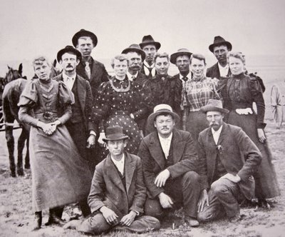 American Pioneers, 1850 körül (f/w fotó) alkotó: American Photographer