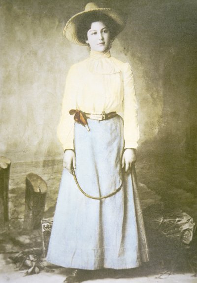 Anna Webb, Kansas, 1880 körül (f/w fotó) alkotó: American Photographer