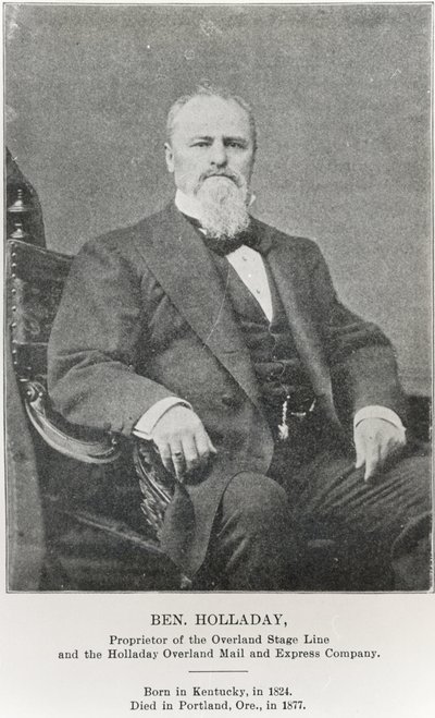 Ben Holladay (1824-77) (f/w fotó) alkotó: American Photographer